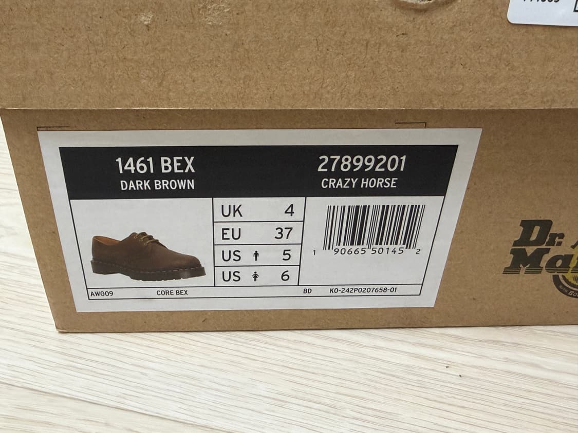 닥터마틴 1461 벡스 크레이지홀스 (브라운) 230 상품이미지6