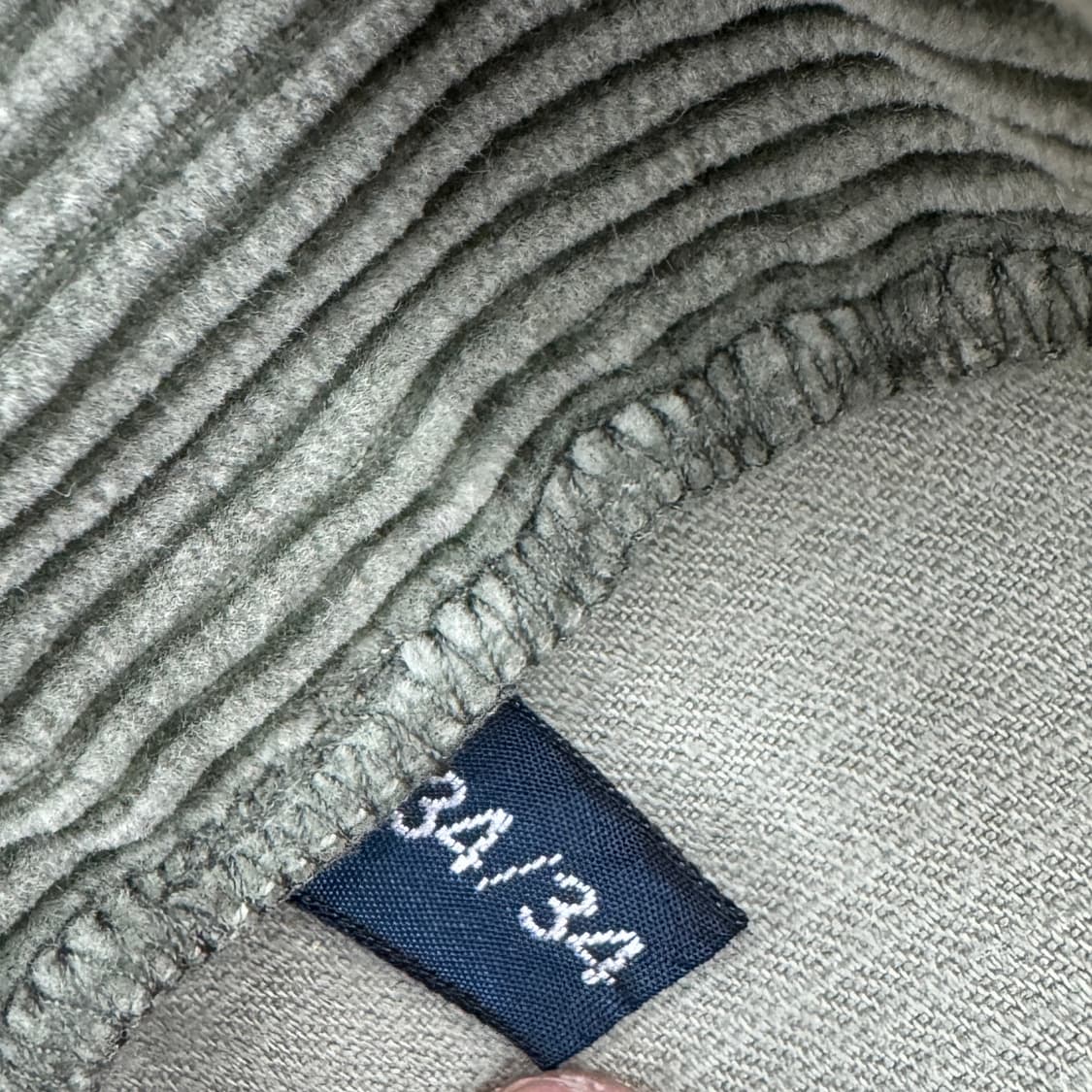 폴로 코듀로이 카키 와이드 코튼 치노팬츠 상품이미지7