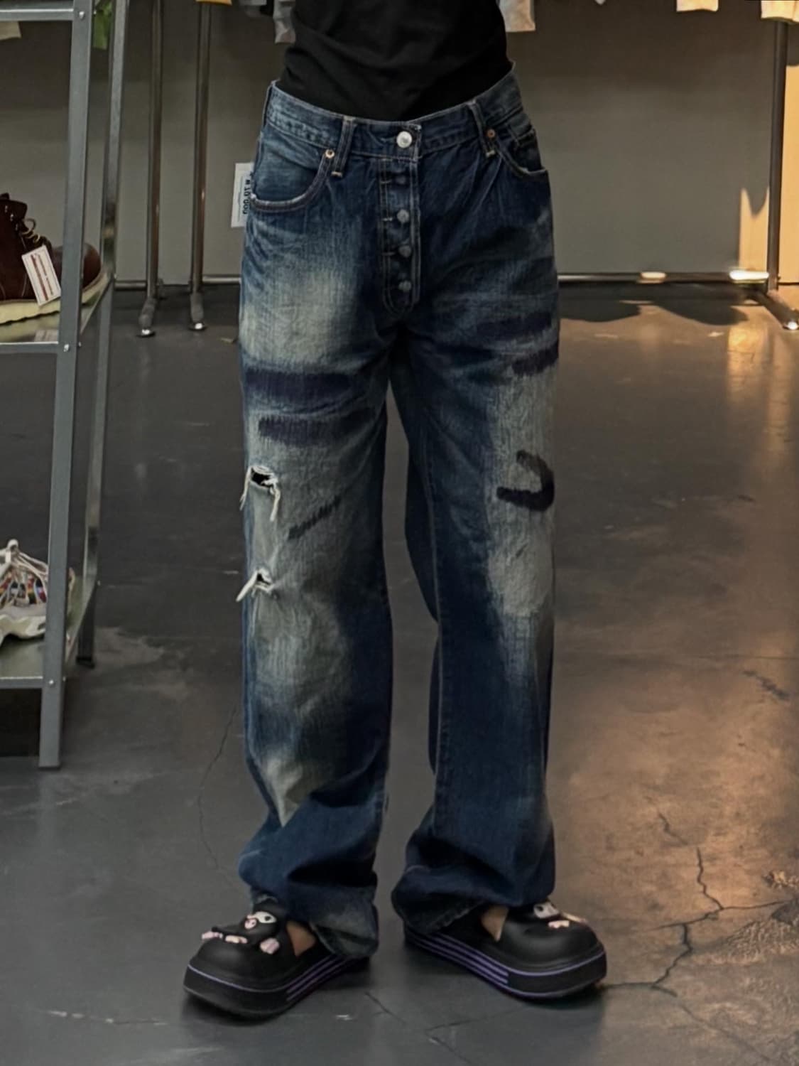 리바이스USA OG 90’s 501 워싱 데님 팬츠 A1894 상품이미지1