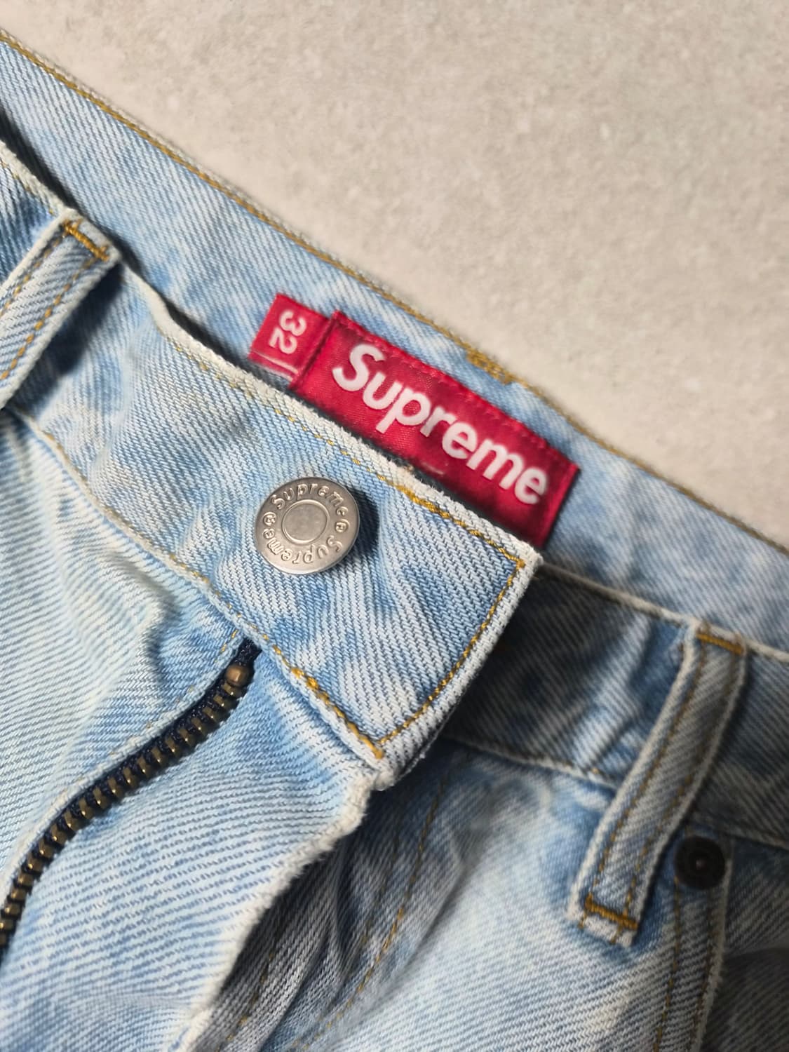 슈프림 배기진 연청 32 상품이미지2