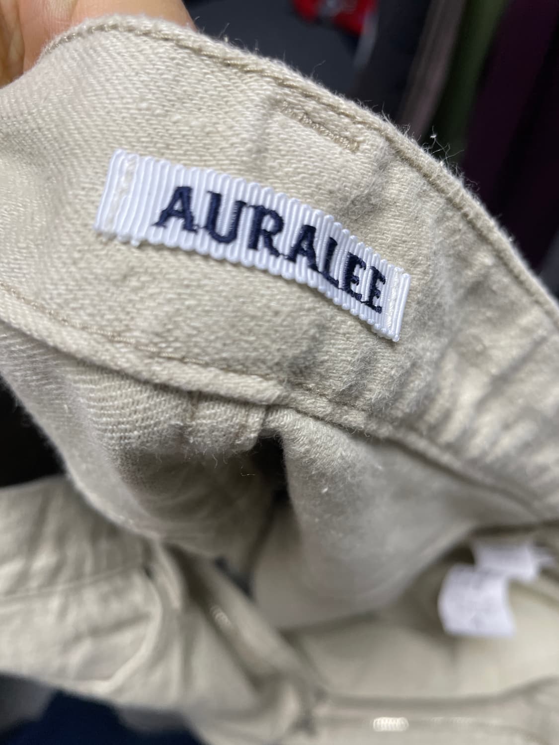 (4 ) 오라리 보타니컬 셀비지 데님 팬츠 상품이미지4