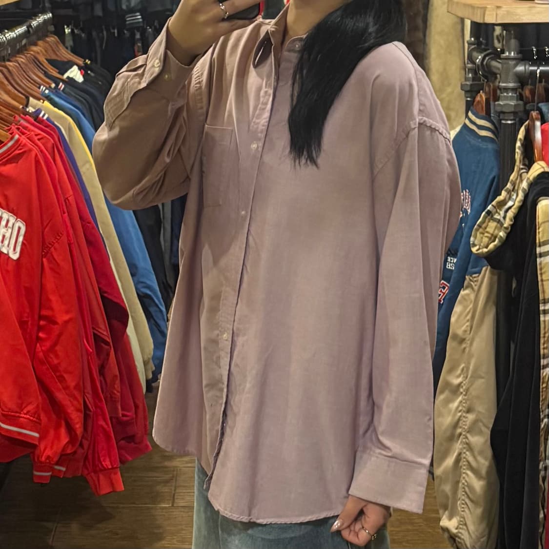 [HI] Carhartt 칼하트 긴팔셔츠 더스티핑크 상품이미지3