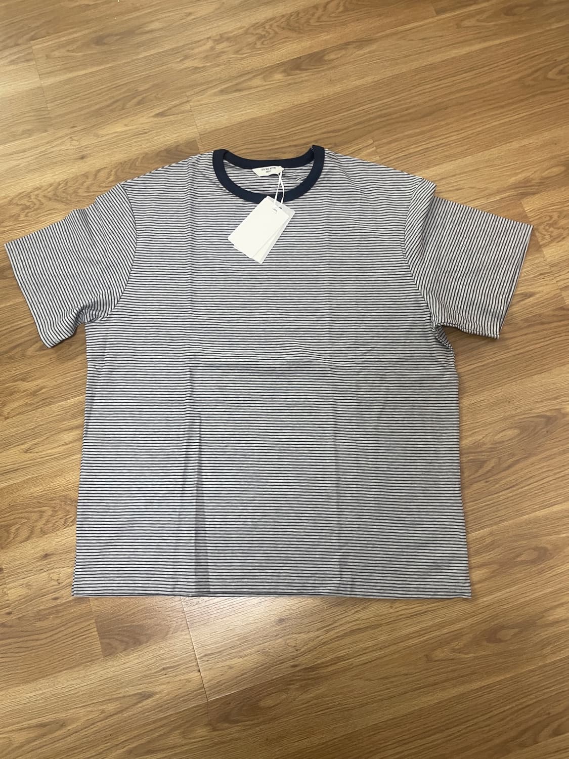 유니온블루 NARROW BORDER T-SHIRT [GRAY] 상품이미지1