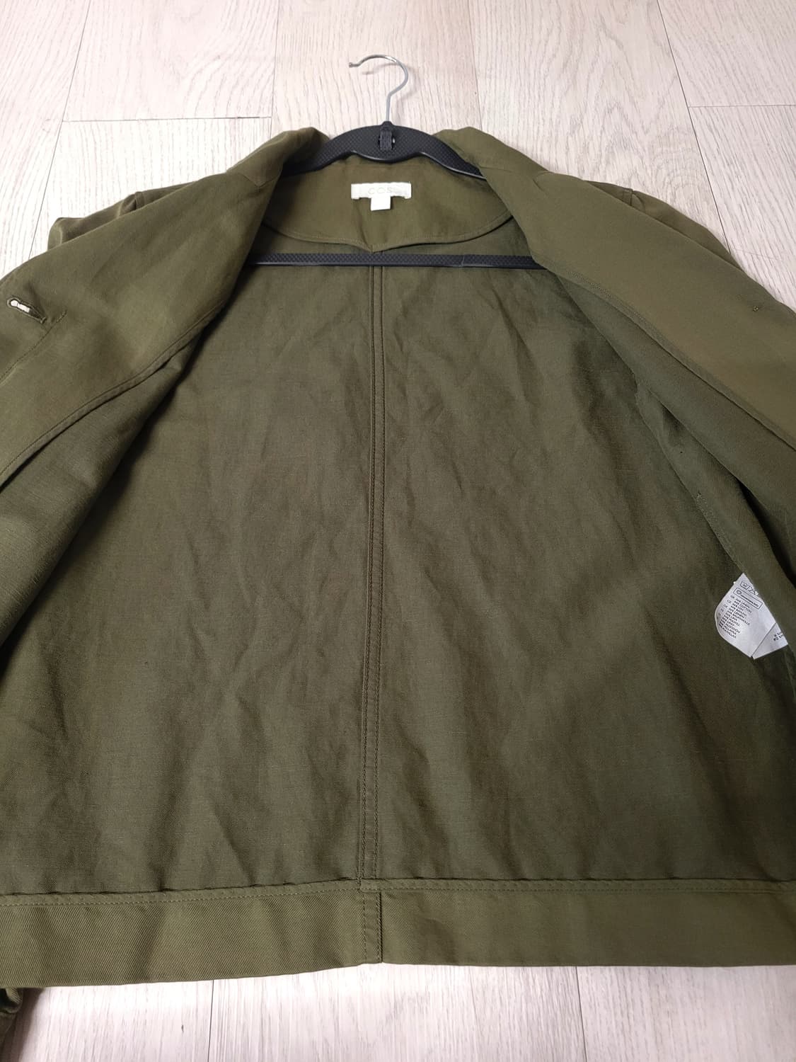 COS 코튼 린넨 블레이저 자켓 eur34 (55) 상품이미지3