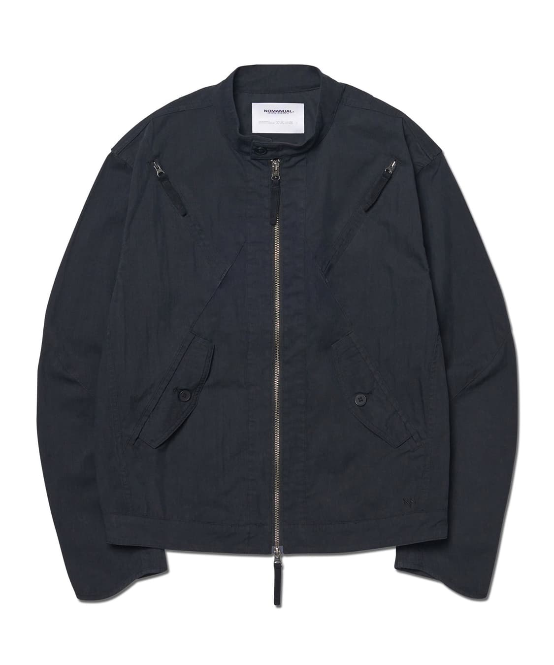 [L] 노매뉴얼 슬래시 지퍼 자켓 상품이미지1