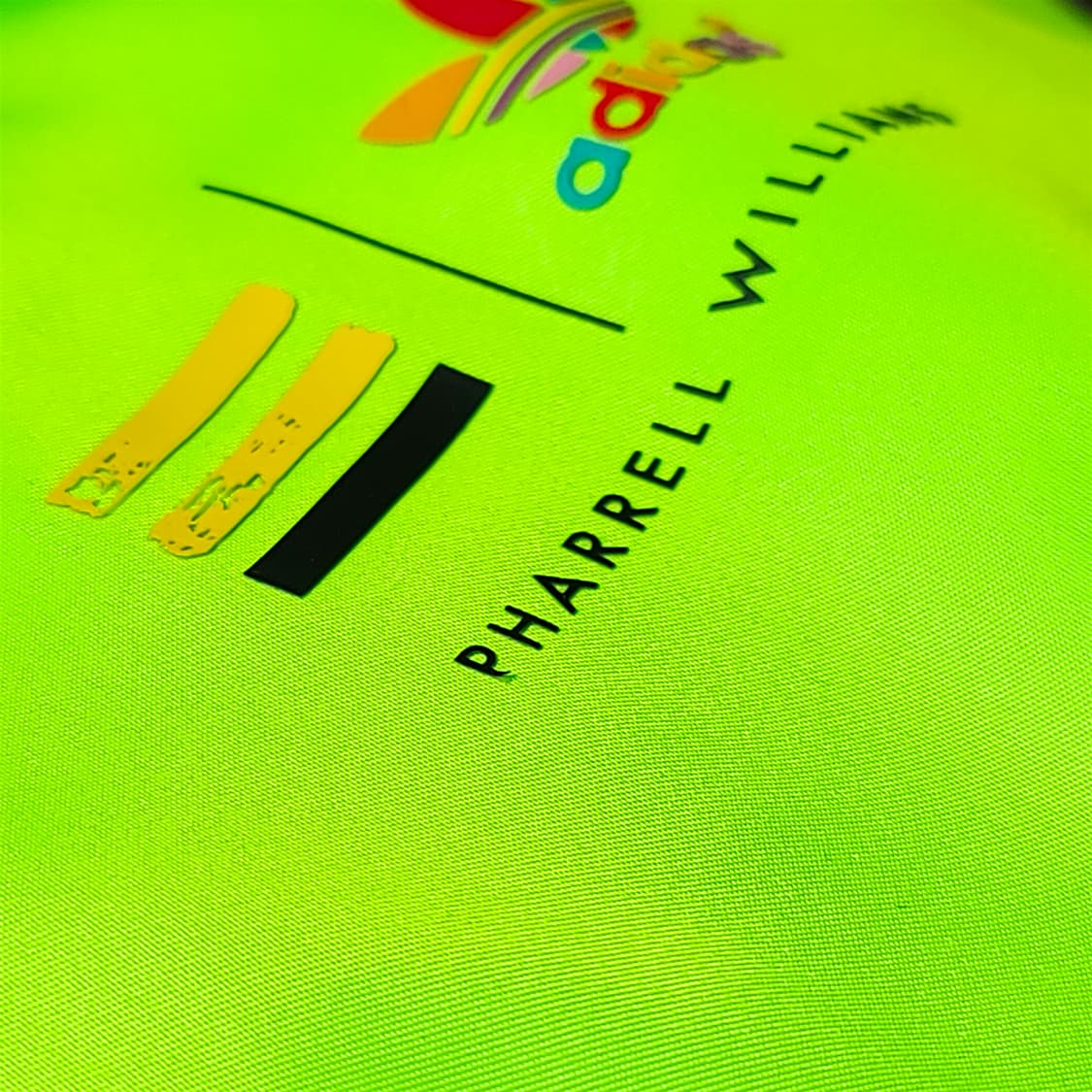 [95] 아디다스 네온그린 퍼렐 윌리엄스 콜라보레이션 트랙 자켓 상품이미지9