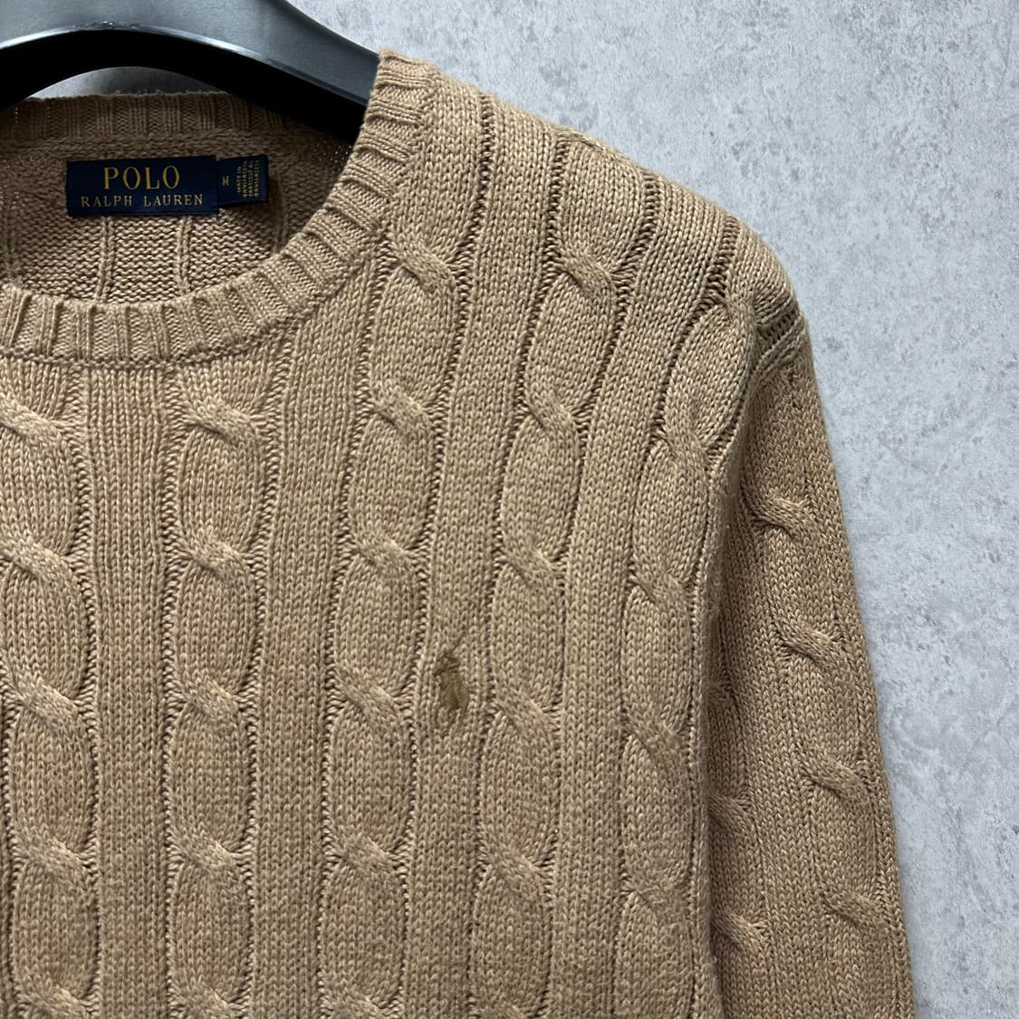 100 폴로 랄프로렌 남자 꽈배기 니트 상품이미지5