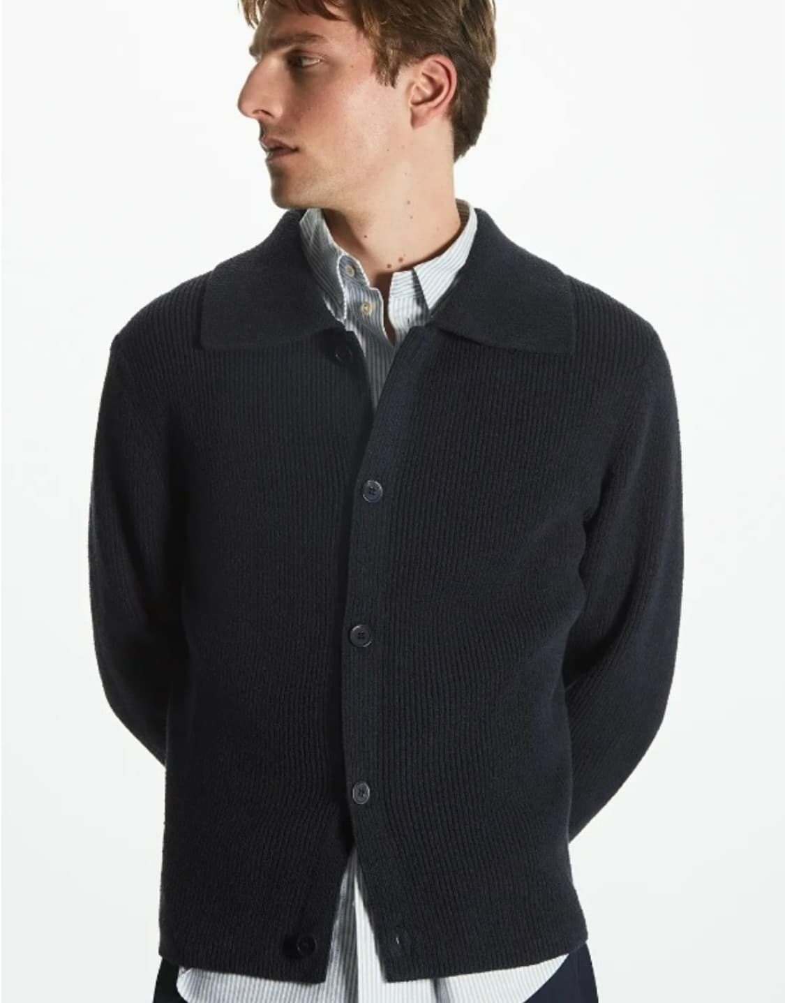 코스 cos 부클레 니트가디건 상품이미지3