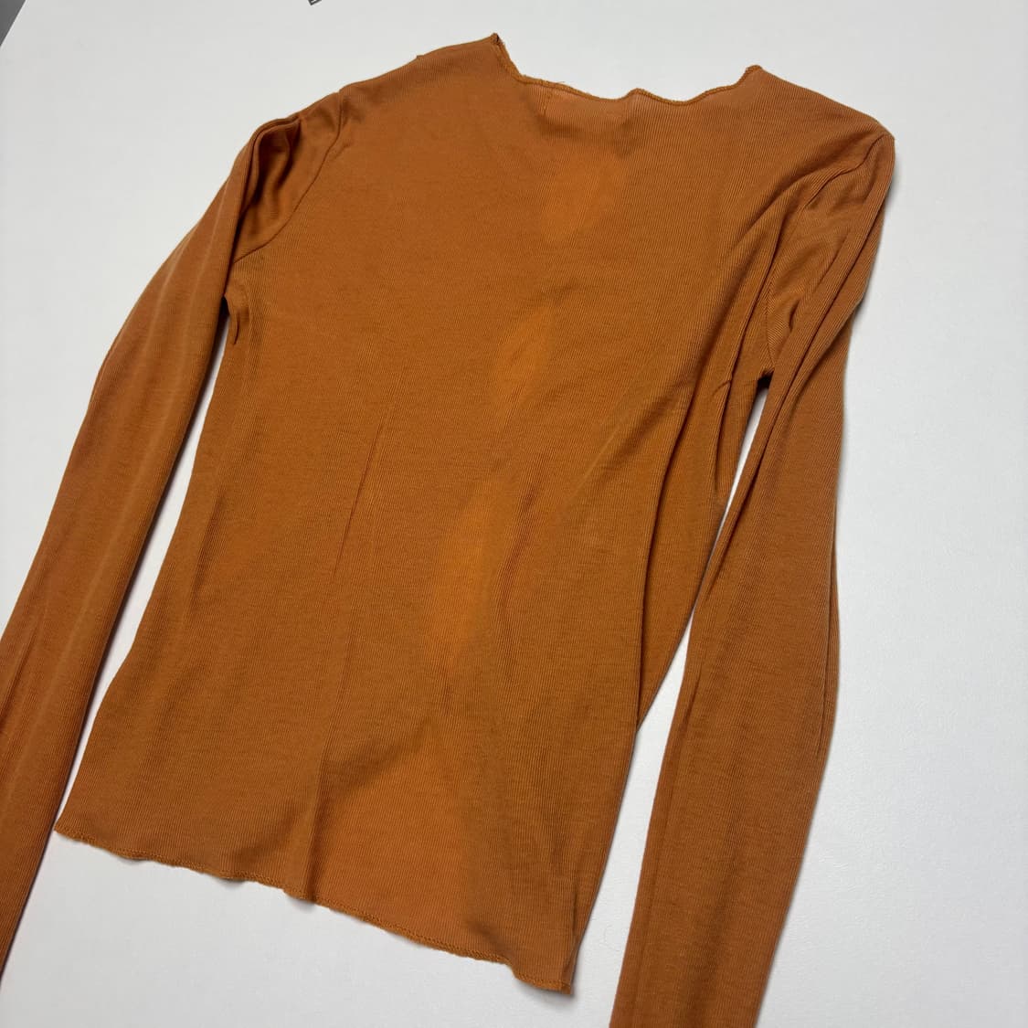 Y2K Overlock Open Front Long Sleeve 상품이미지4