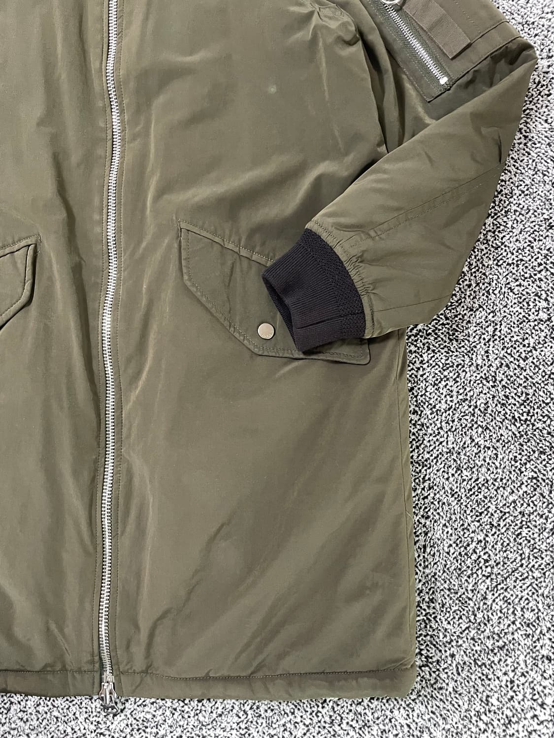 빈티지9. 라코스테 경량패딩 롱 자켓 야상 봄버 MA-1 항공점퍼 상품이미지5