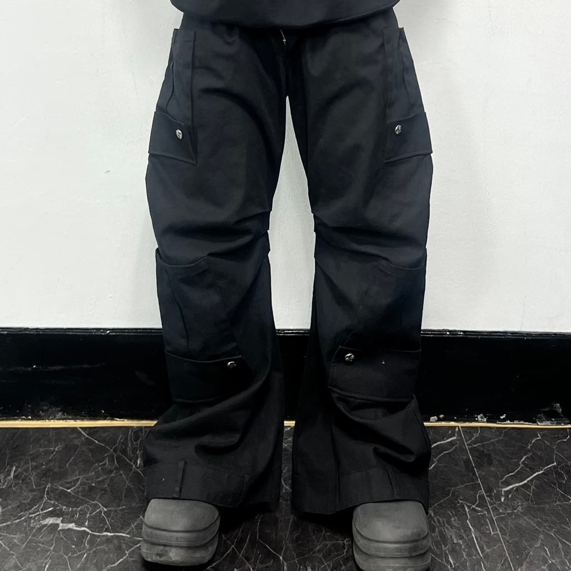 써저리 리버스 4 포켓 카고 팬츠 블랙 상품이미지4