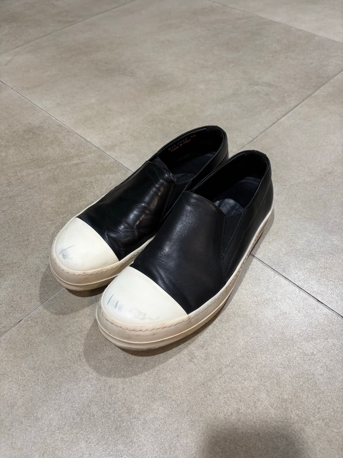 릭오웬스 레더 슬립온  상품이미지1