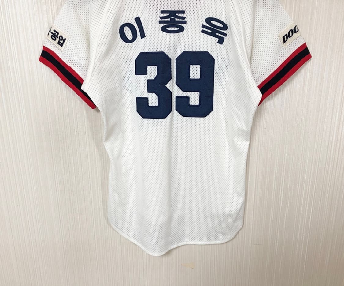 KBO 위팬 두산베어스 올드 홈유니폼/져지 75 #39 이종욱 상품이미지9