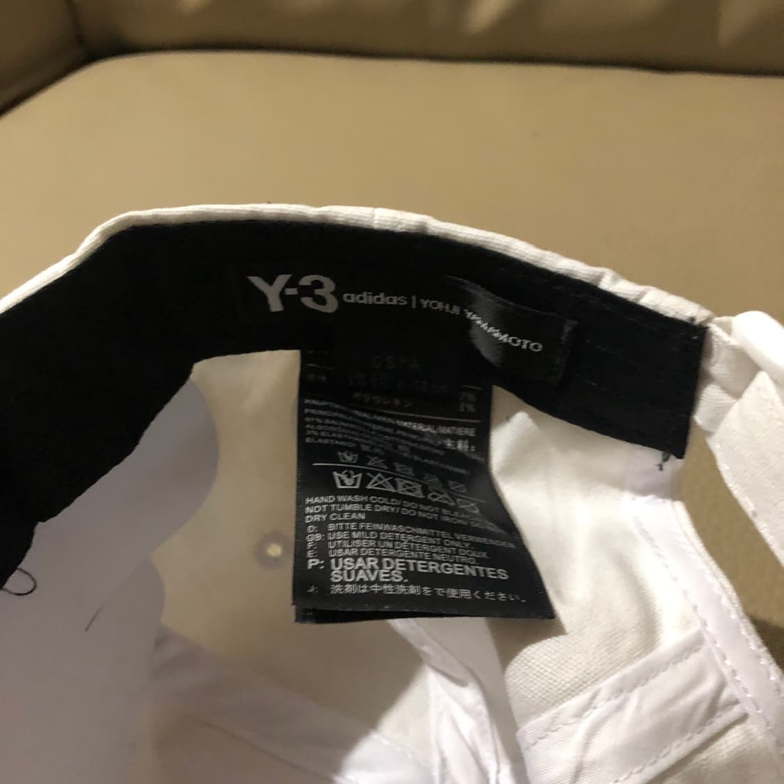 Y3 볼캡 새상품 자수 모자 남여공용 요지야마모토 상품이미지4