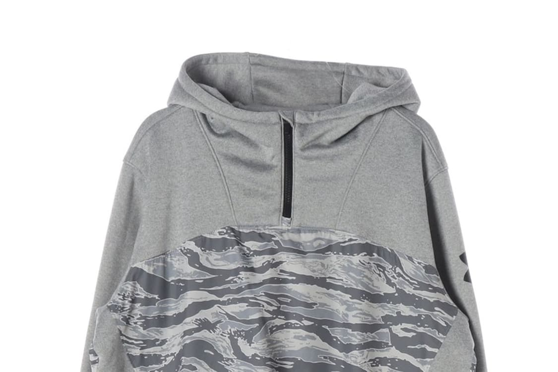 언더아머 타이거 카모 하프 집업 후디 XXL 상품이미지3