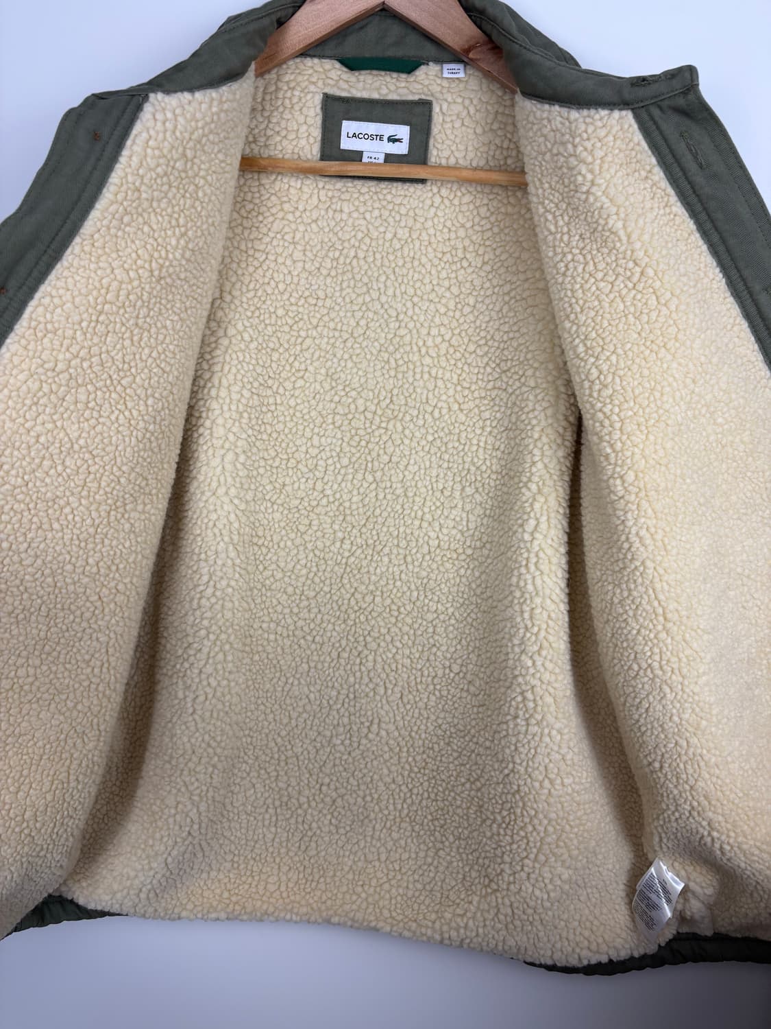 라코스테 오리지널 양털 데님 트러커 자켓 상품이미지4