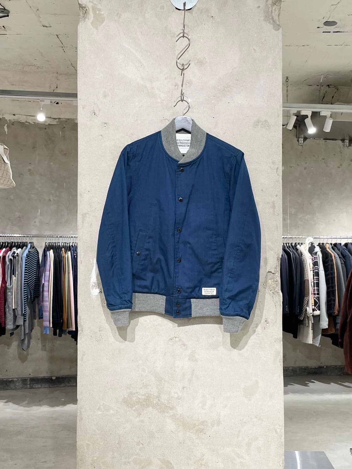 와코 마리아 길티 파티즈 블루 스냅 버튼 블루종 자켓 상품이미지1