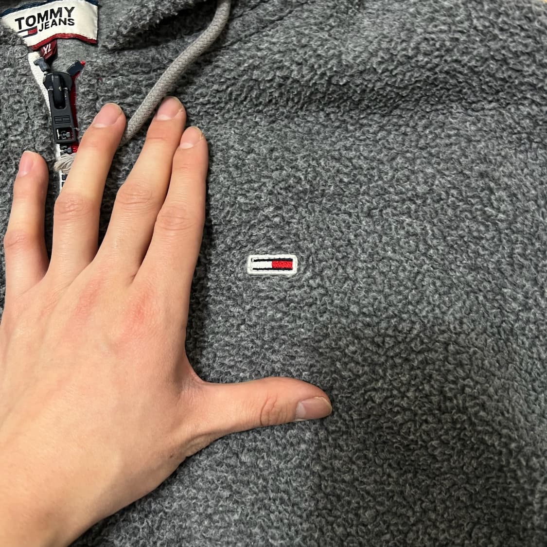 타미힐피거 양털 뽀글이 후리스 자켓 XL/105  상품이미지4