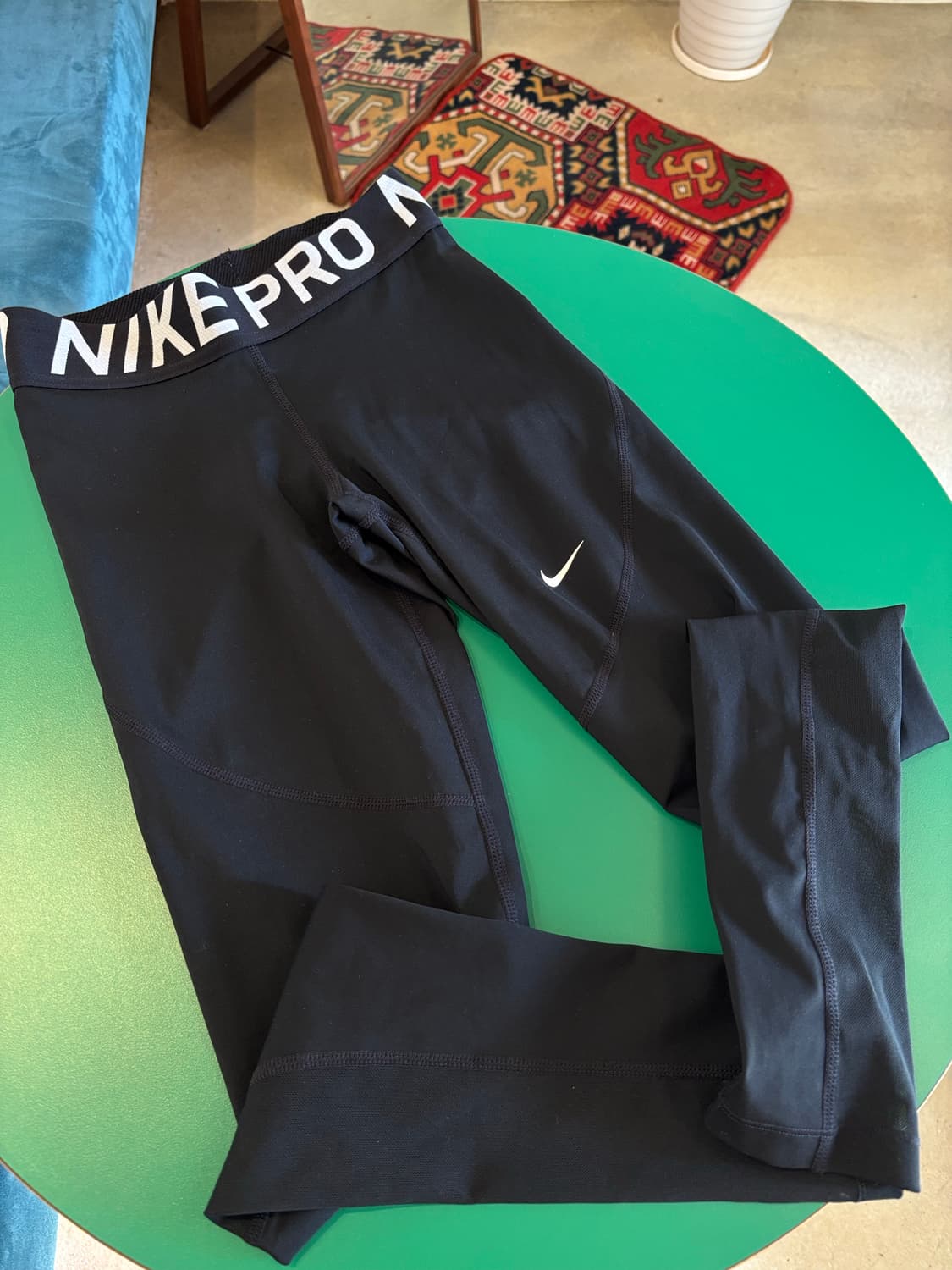 나이키 프로 블랙 여성 타이즈 레깅스 상품이미지2