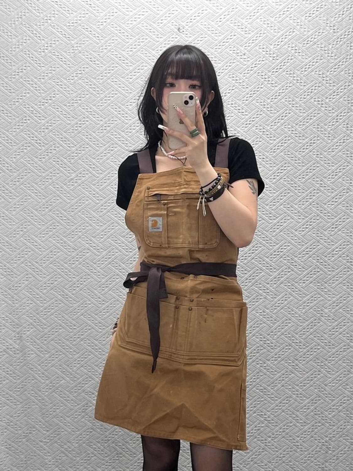 칼하트 빈티지 캐주얼 캔버스 워크 앞치마 C11280 상품이미지2