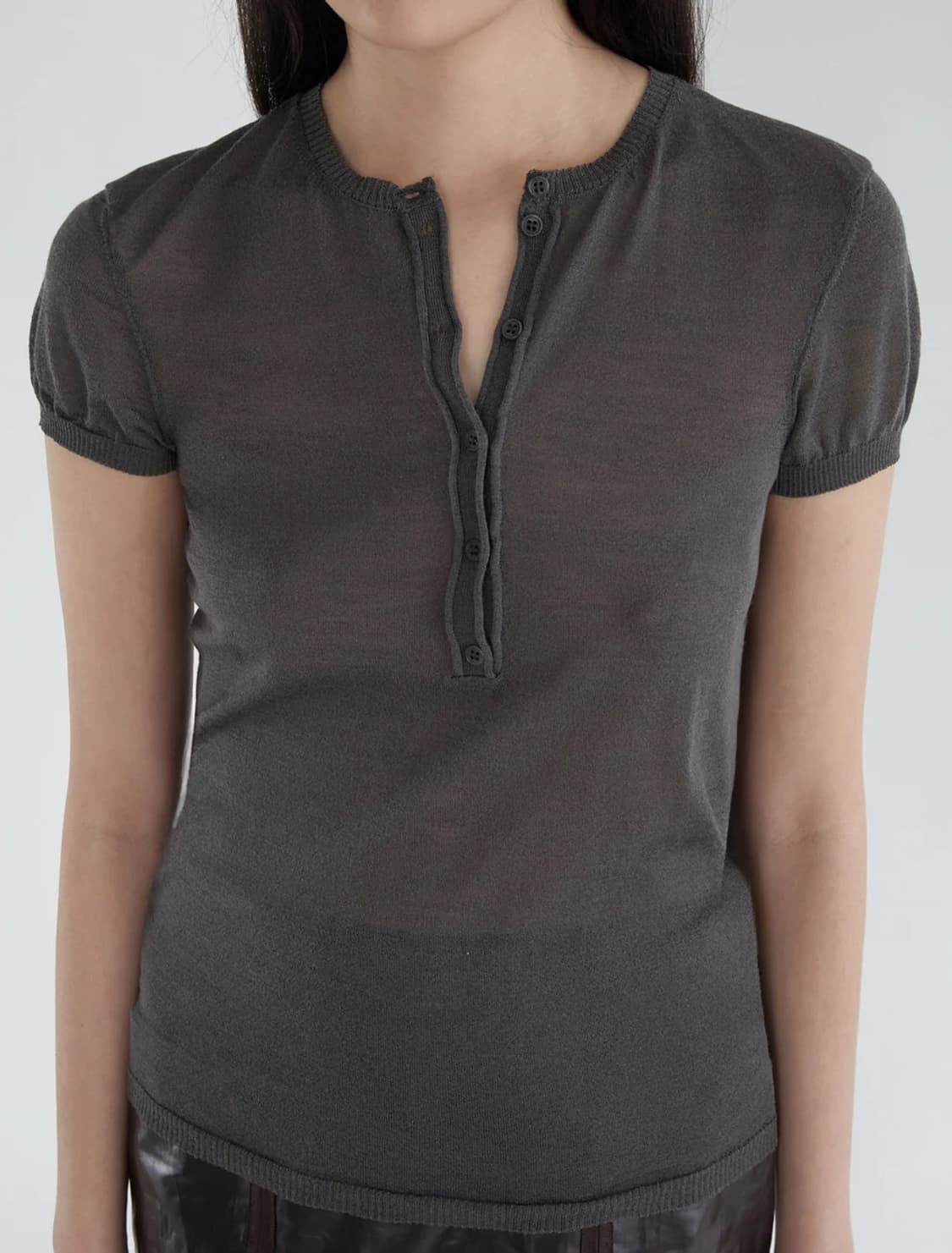 [S,M]팔로마울 Don 반팔 니트 상품이미지5