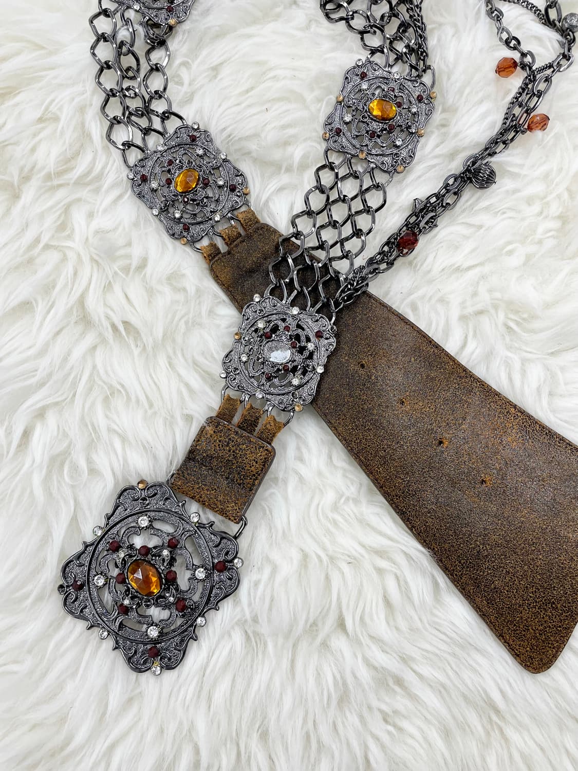 오리엔탈 페어리 레이어드 체인 벨트 상품이미지7