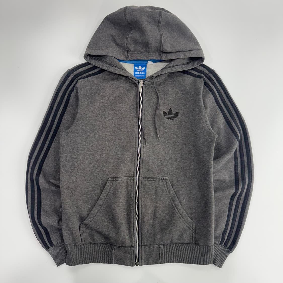 Adidas 아디다스 파이어로고 그레이 후드집업 상품이미지3