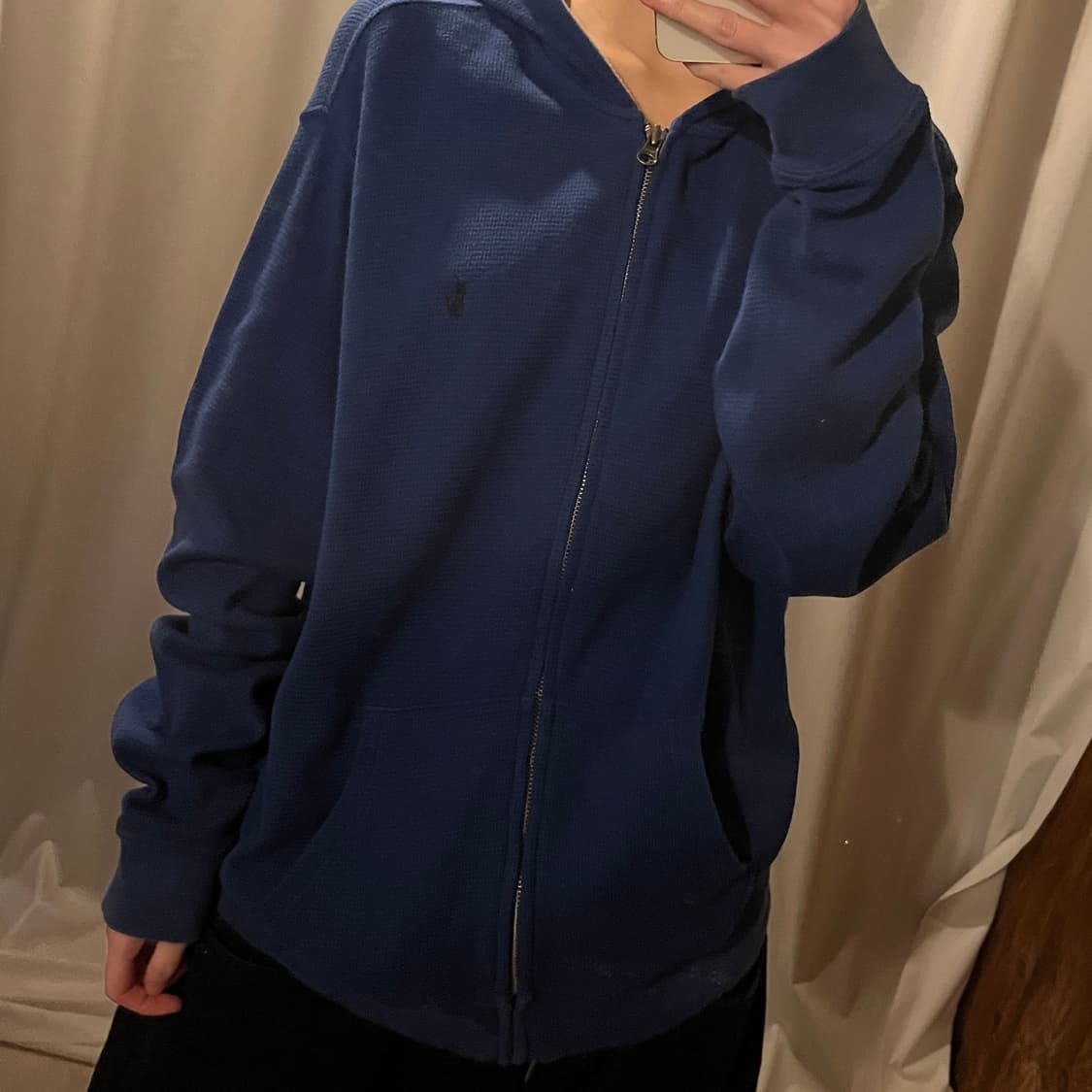 폴로랄프로렌 와플 후드집업 상품이미지2