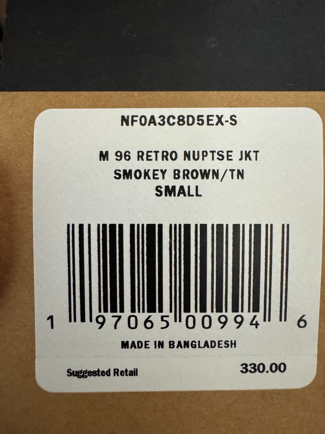 노스페이스 1996 레트로 눕시 700 스모키브라운 us S 미국공홈 상품이미지5
