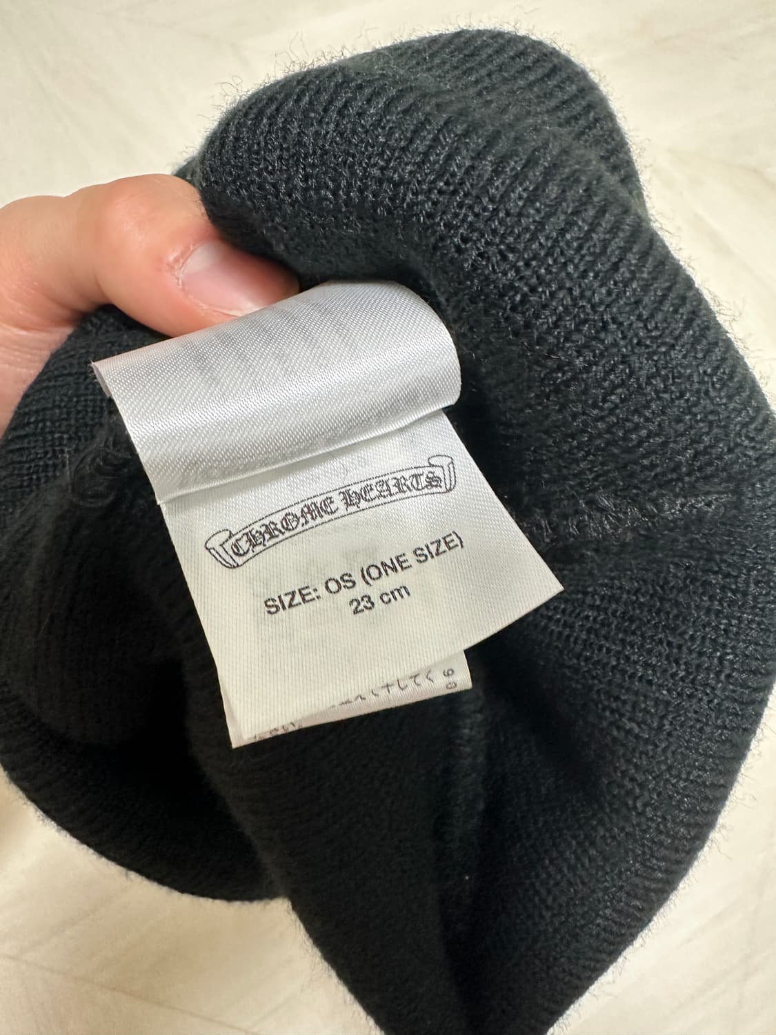 크롬하츠 비니 블랙 새상품 상품이미지3