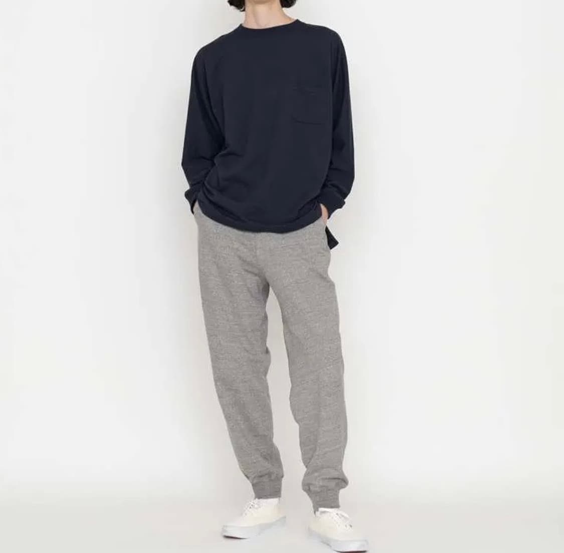 나나미카 코덴시 L/S 포켓 티 다크 네이비 상품이미지3