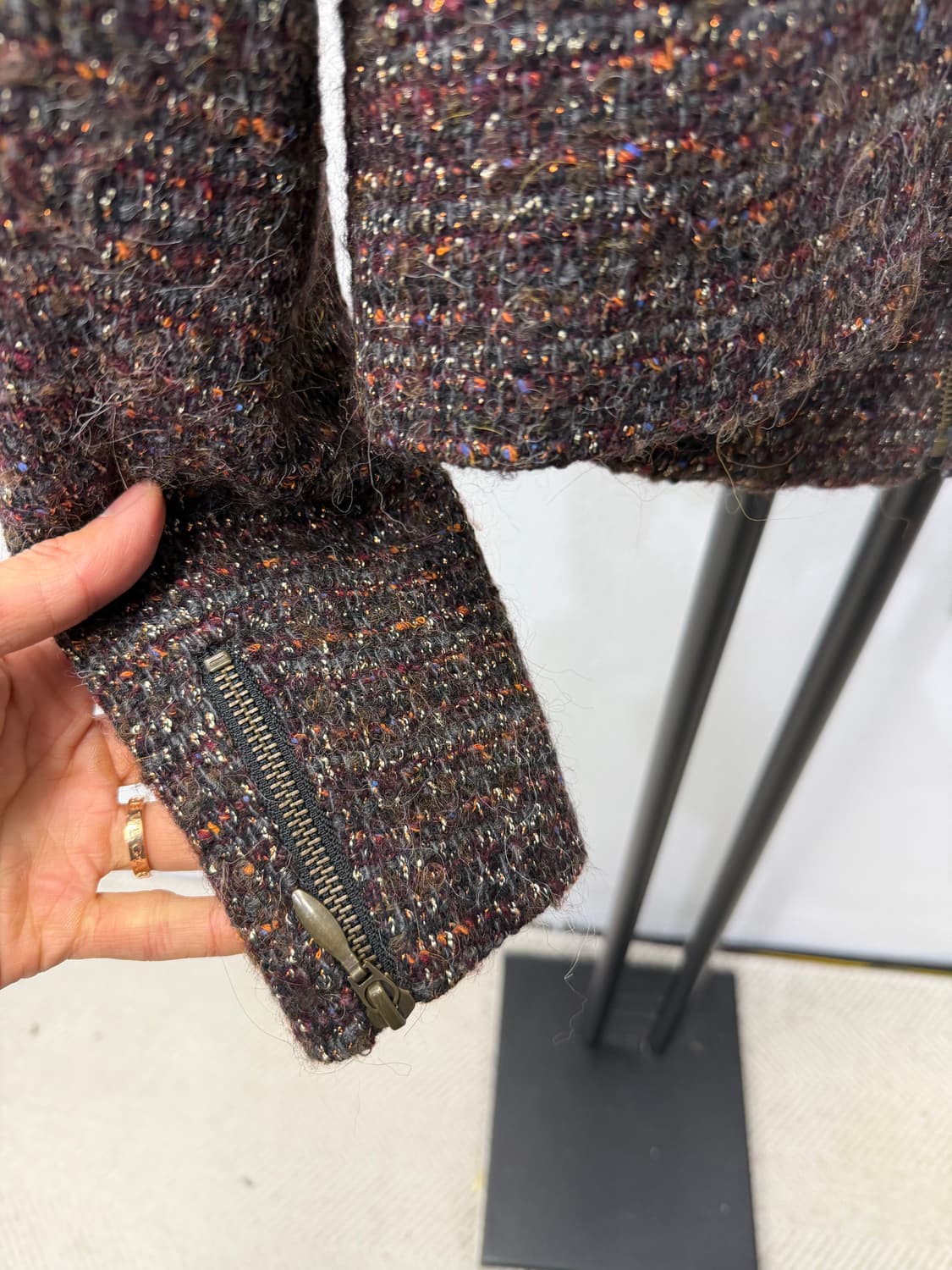 정품) JIGSAW 직쏘 여성 트위드자켓 10(55) 상품이미지5