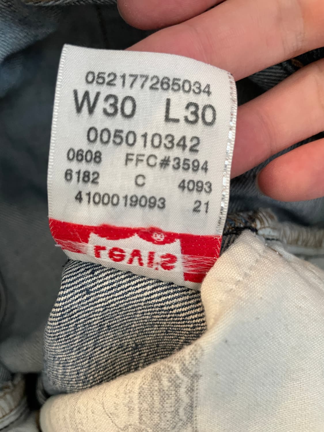 00s 빈티지 리바이스 501 30x30 (실측 30x27) 상품이미지5