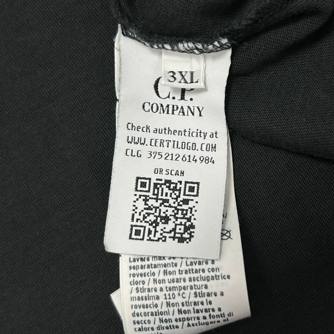 CP컴퍼니 빅로고 반팔(3XL) 상품이미지3