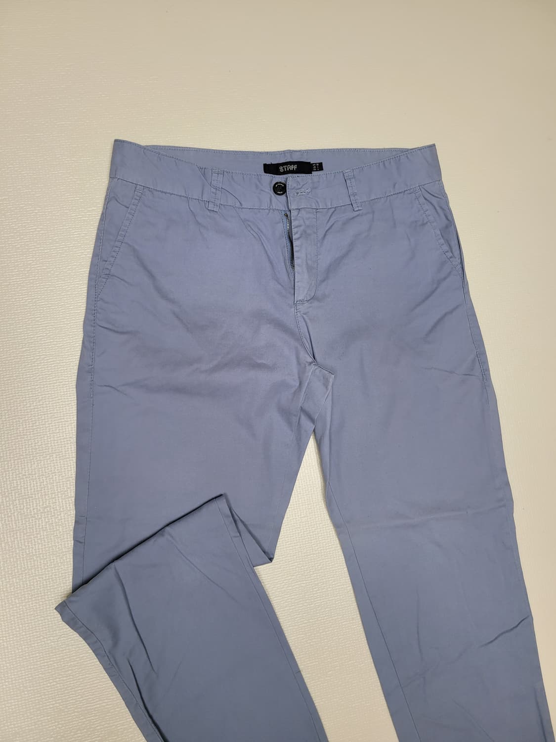 스텝 STAFF 남자 치노바지 32 라이트블루 상품이미지3