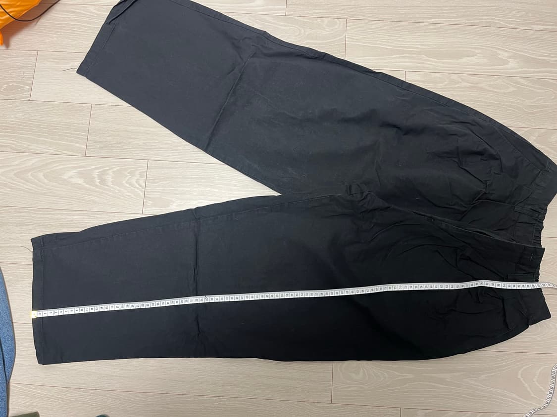 검은색 린넨+면 바지 팔아요 상품이미지1