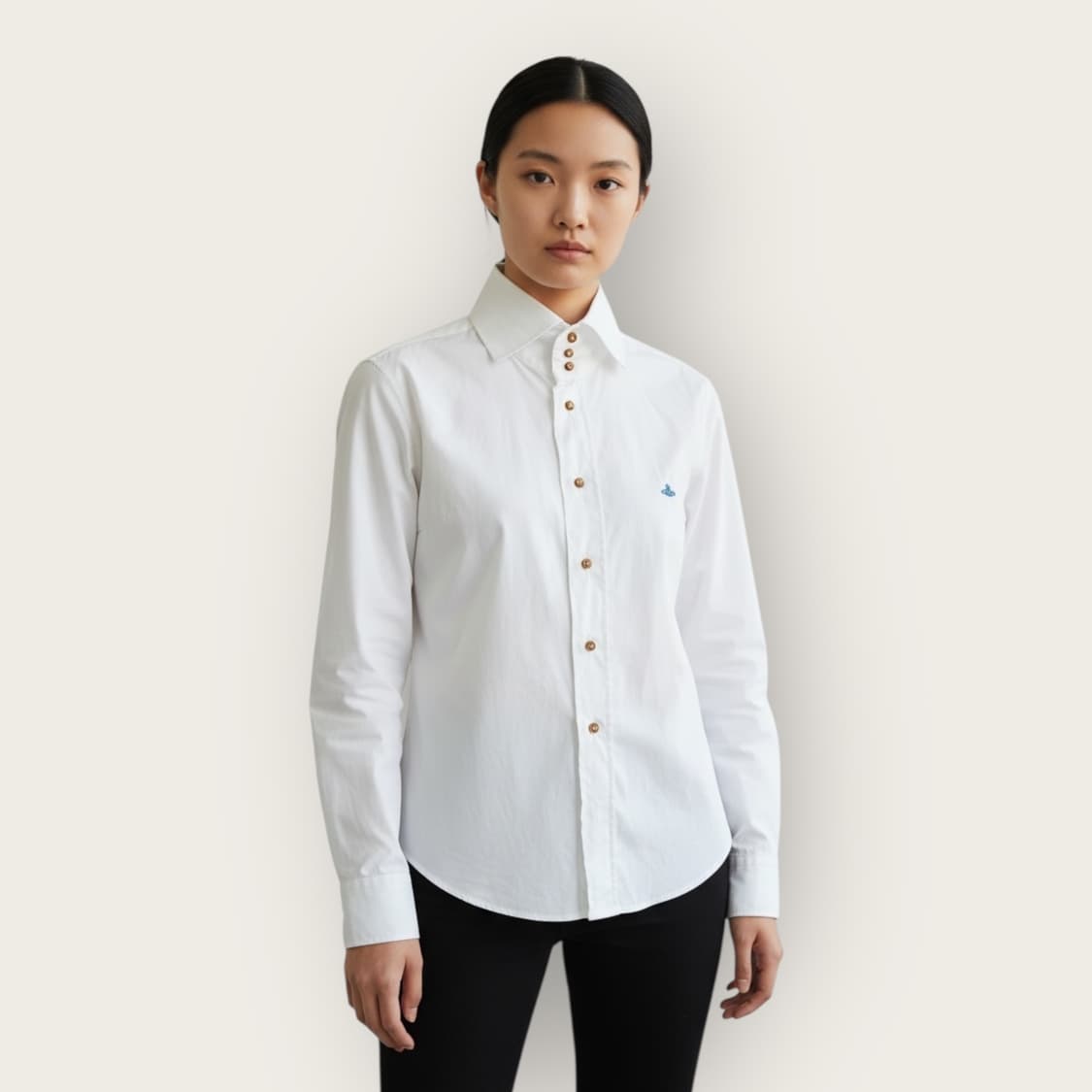 1/ 비비안웨스트우드 화이트 바이올린 셔츠 상품이미지1