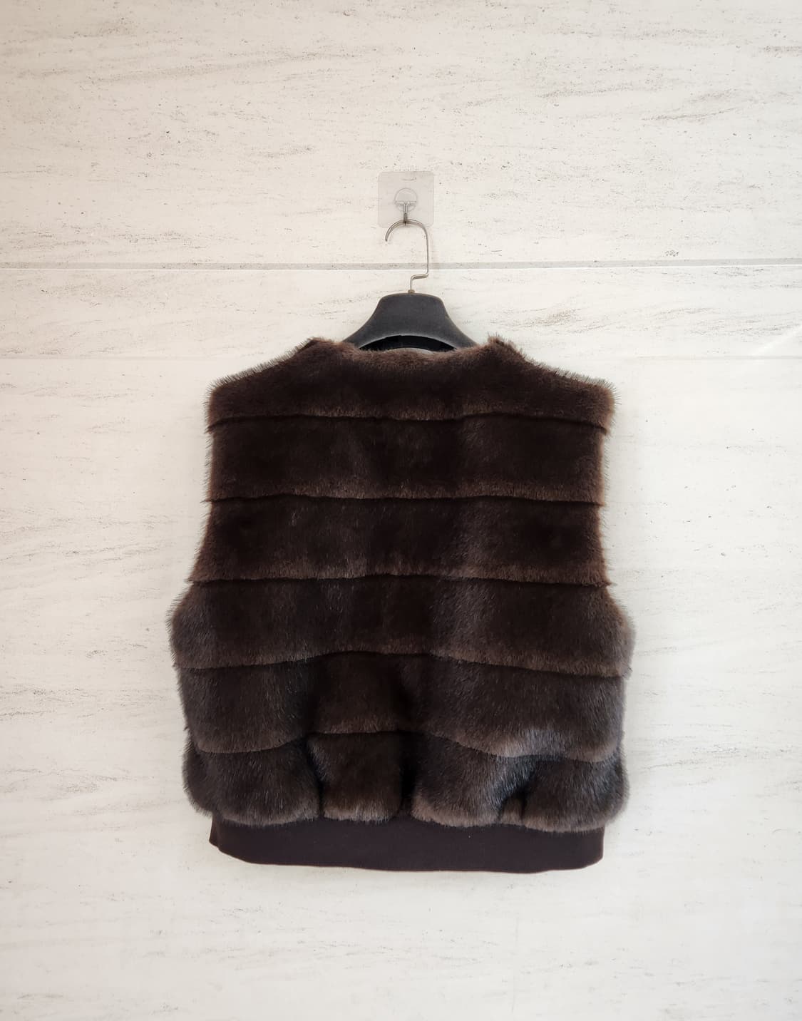 페이크 밍크 베스트 66사이즈 상품이미지5