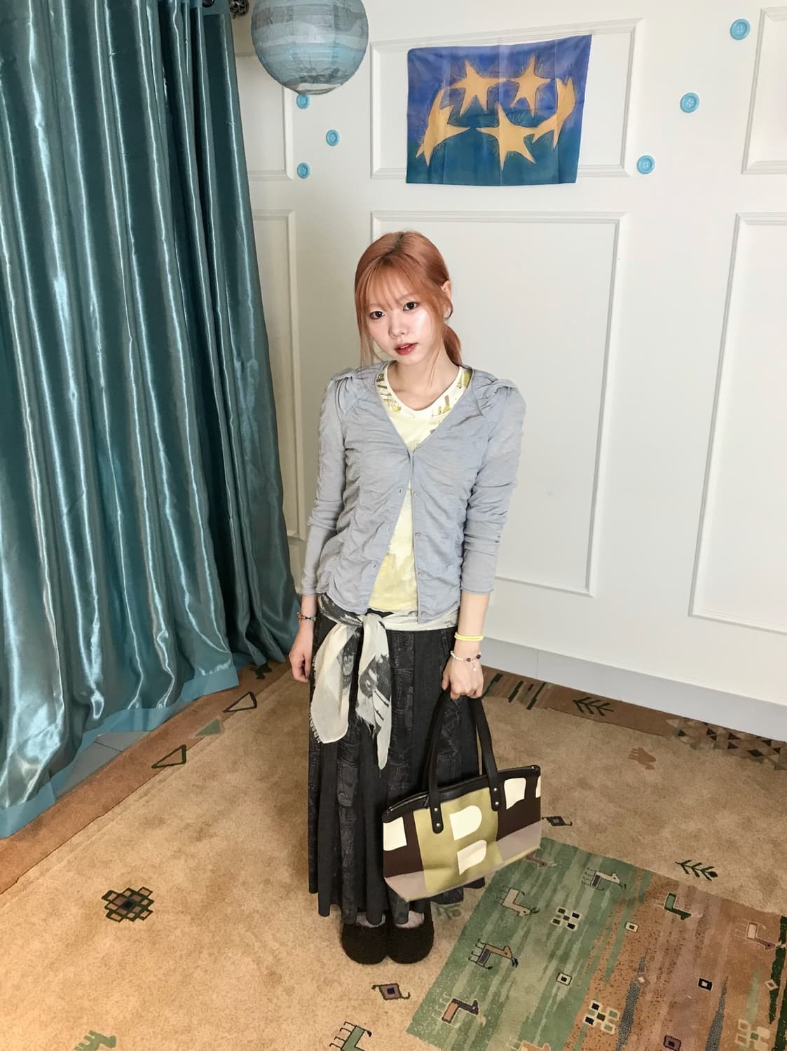페미닌하면서도 라임 옐로우컬러가 섞여 부드럽고 발랄한••🍋‍🟩🍸  상품이미지1