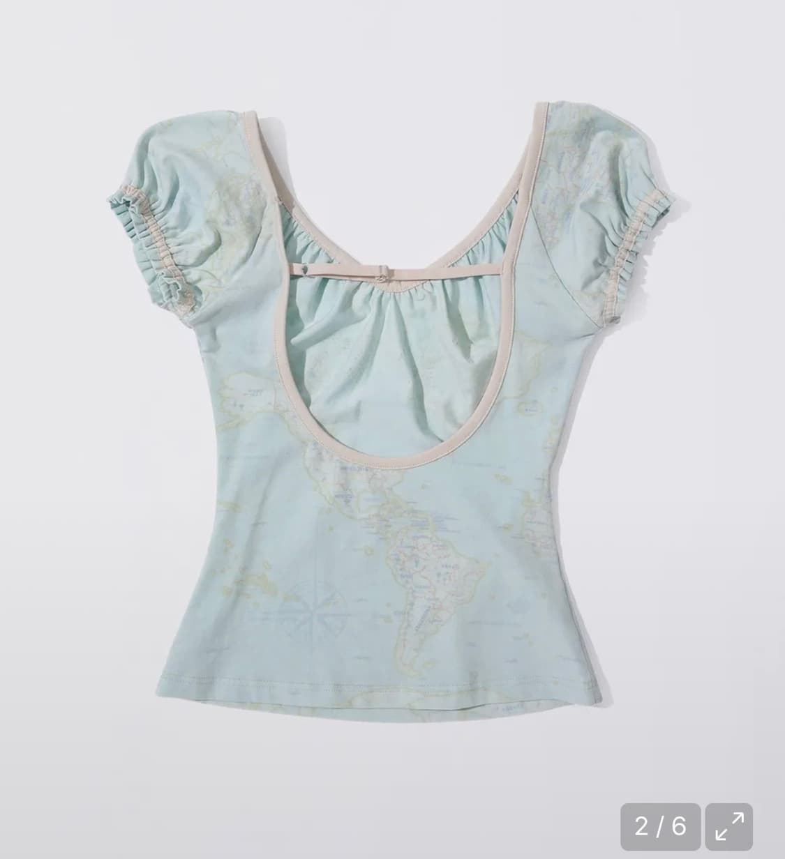 스컬프터 -Tourist Scoop Back Tee Baby Blue티 상품이미지4