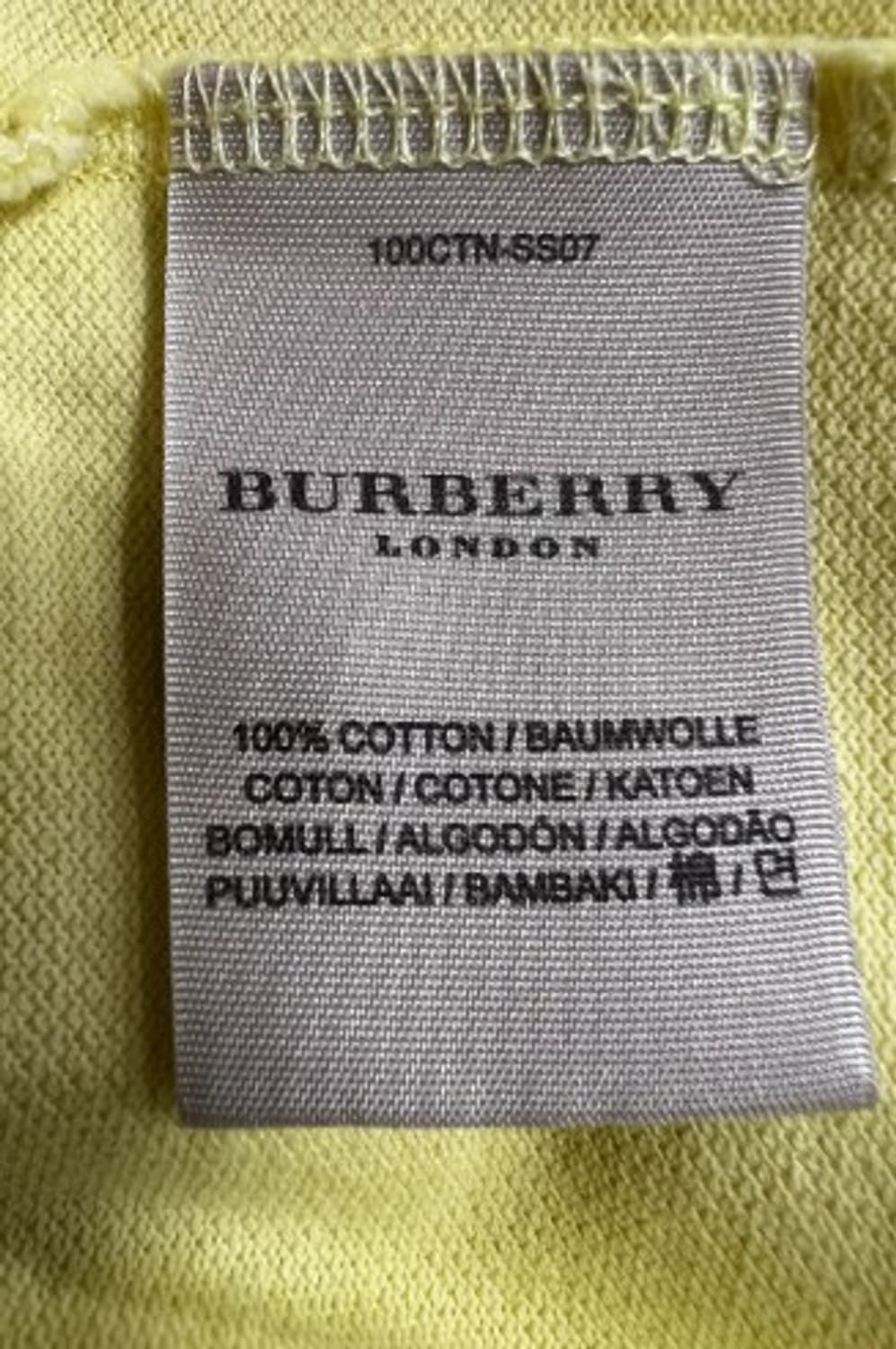 버버리 남성 PK카라 반팔티셔츠 S 상품이미지6