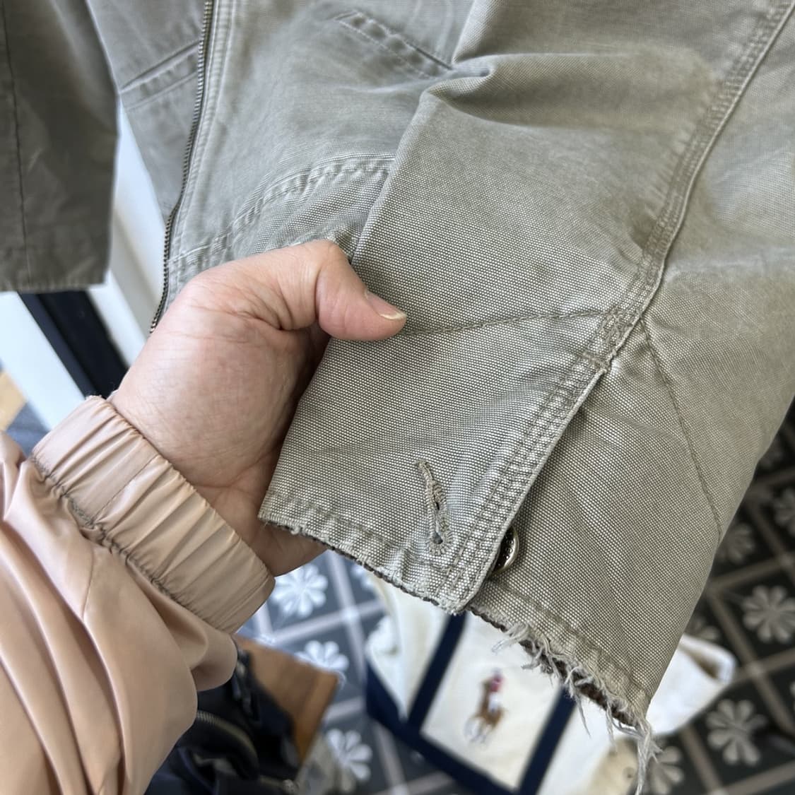 15514 - 90s 폴로 랄프로렌 91-B 디트로이트 자켓 상품이미지5