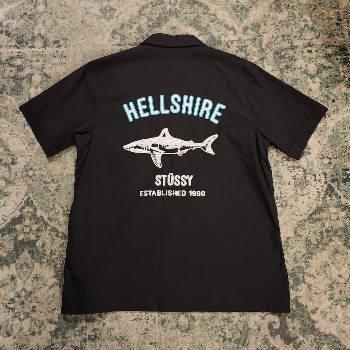 STUSSY 오픈카라 워크셔츠 상품이미지1
