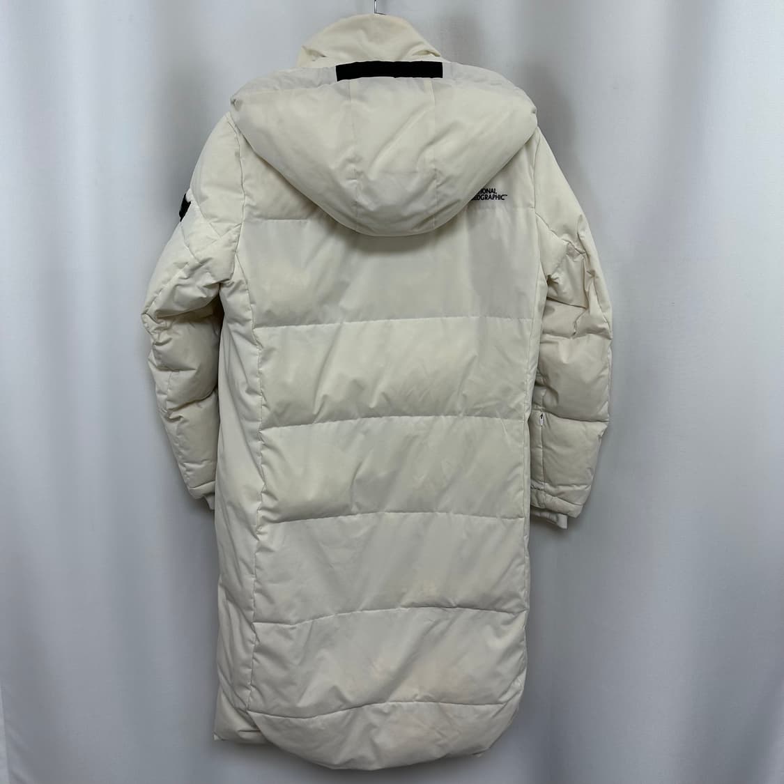   네셔널지오그래픽 공용 롱패딩 오리털 아이보리 S 상품이미지3