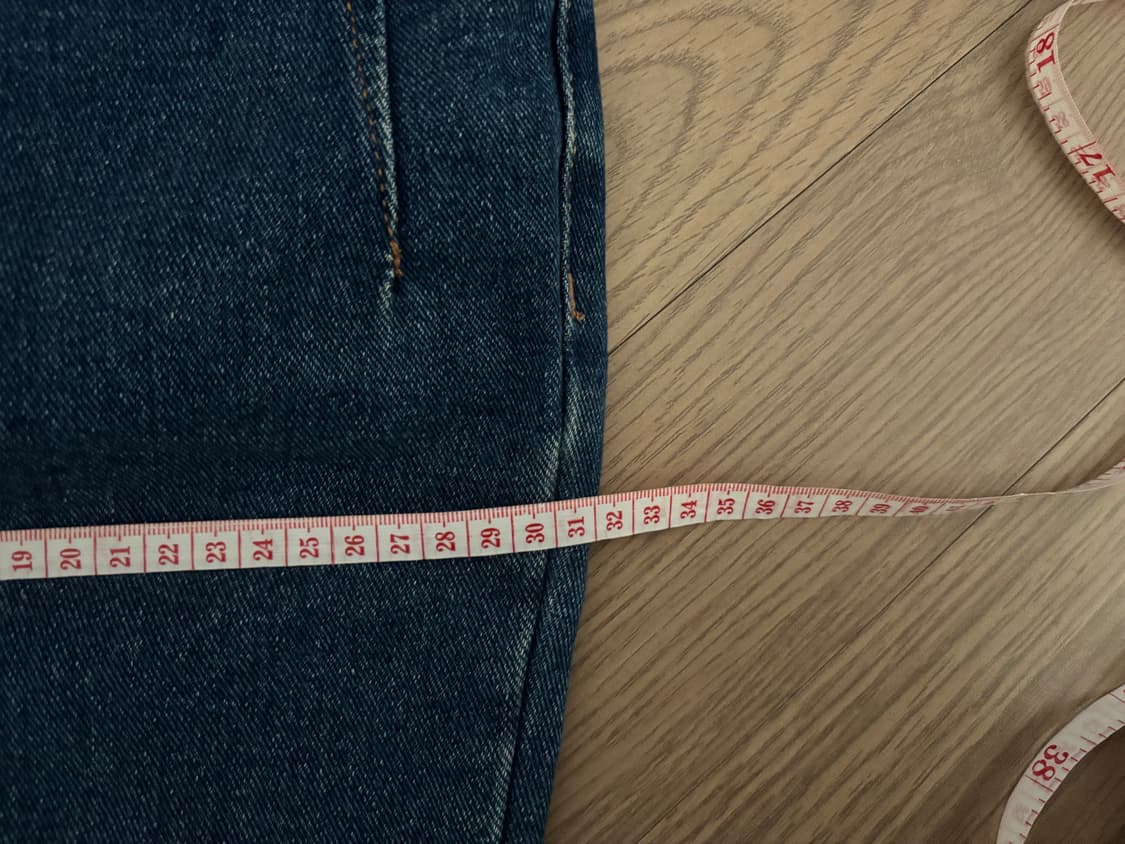 세상 힙한 코리아브랜드 힙합 중청바지 여성 66~66반 키작녀 추천 상품이미지8