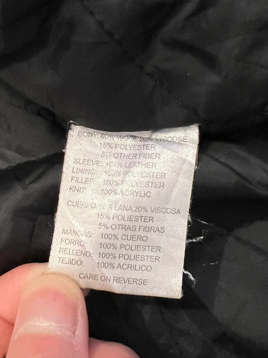 90's 빈티지 바시티 레더 슬리브 USA 자켓 상품이미지8