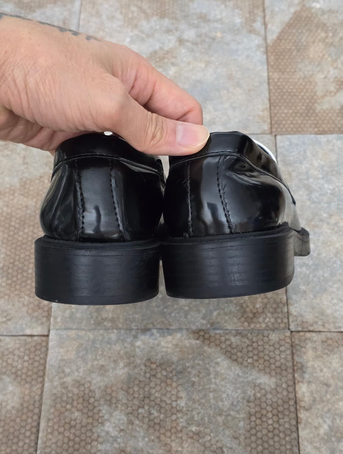 (245)자라 배색 페니 로퍼 구두 상품이미지7