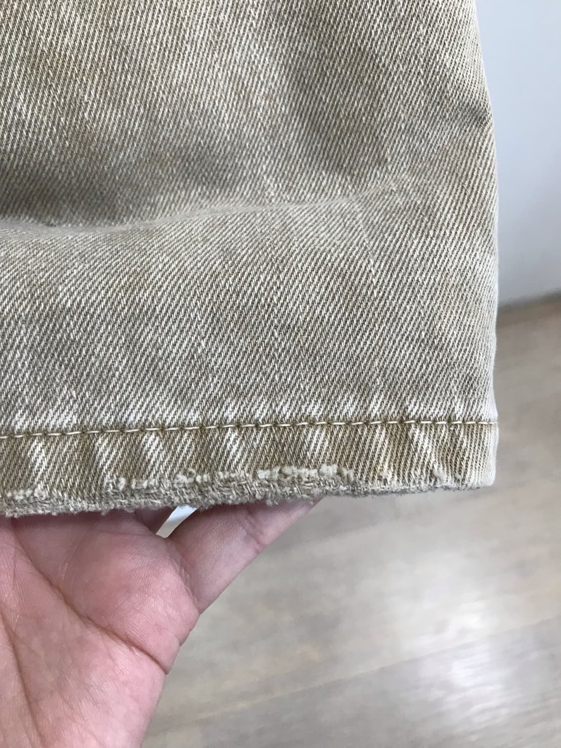 마지셔우드 데님팬츠 SNOW WASHED BOOTSCUT DENIM 상품이미지6