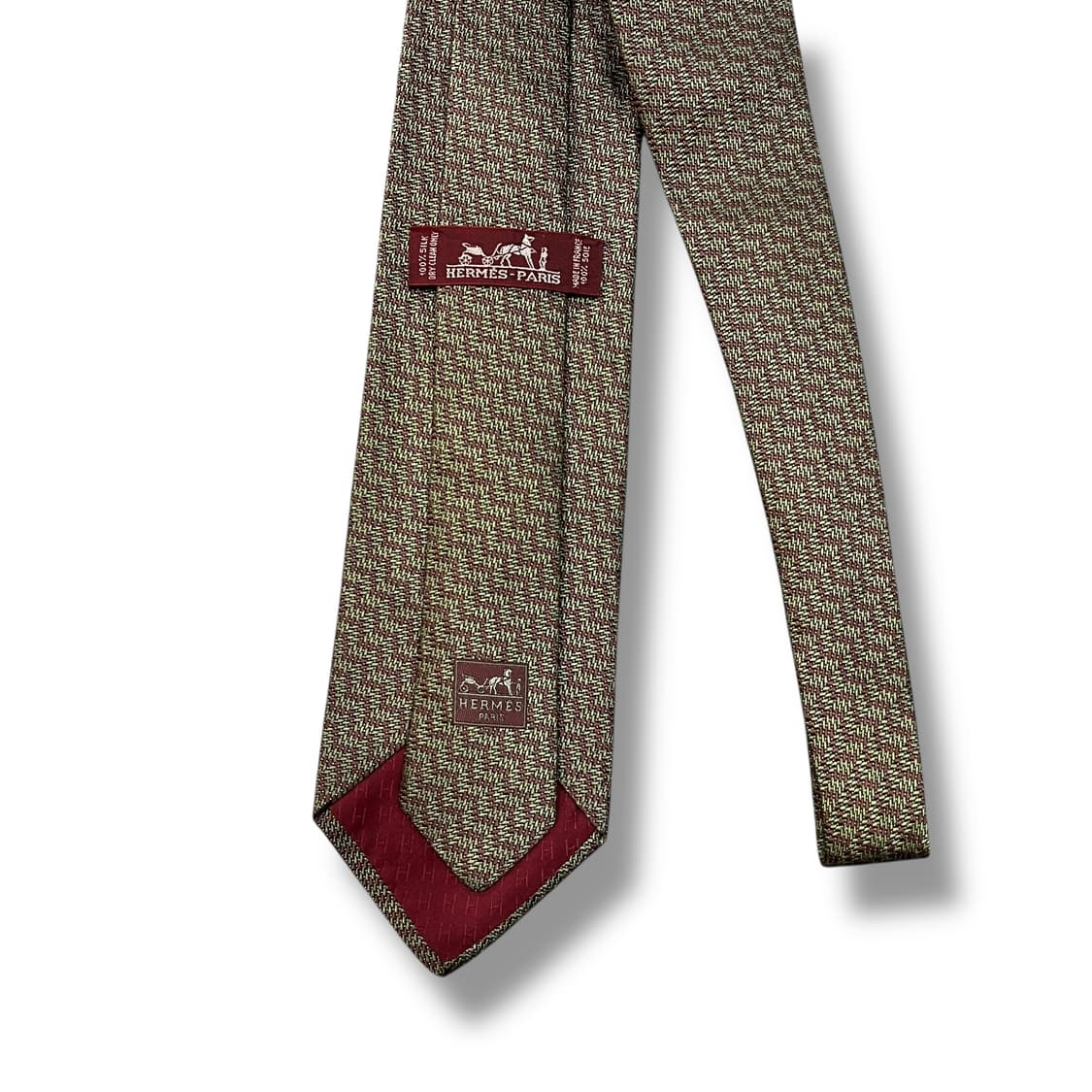  에르메스 패턴 실크 넥타이 y14359 상품이미지4