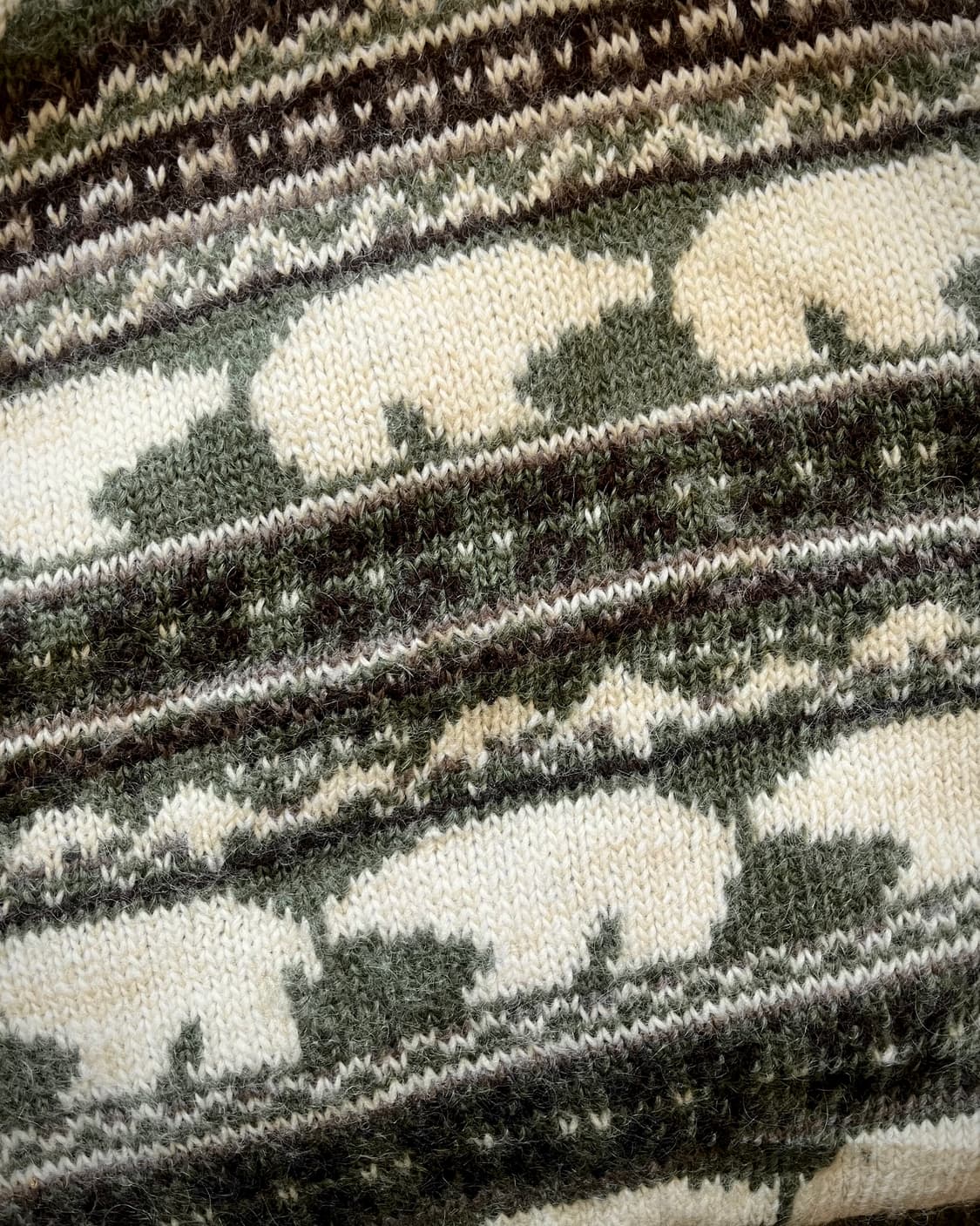 1980s DIXIE SPORTS Wool Cowichan Hood JK 상품이미지10